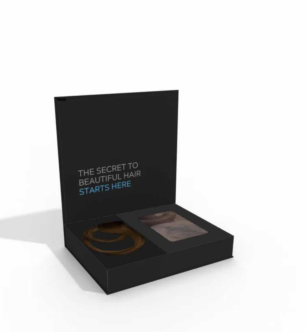 Photo 1 of CHRISTIAN REMY KENZA 22” 240G HUMAN HAIR LACE WEFT CLIP-IN-EXTENSIONS-COLOR "OFF BROWN"
