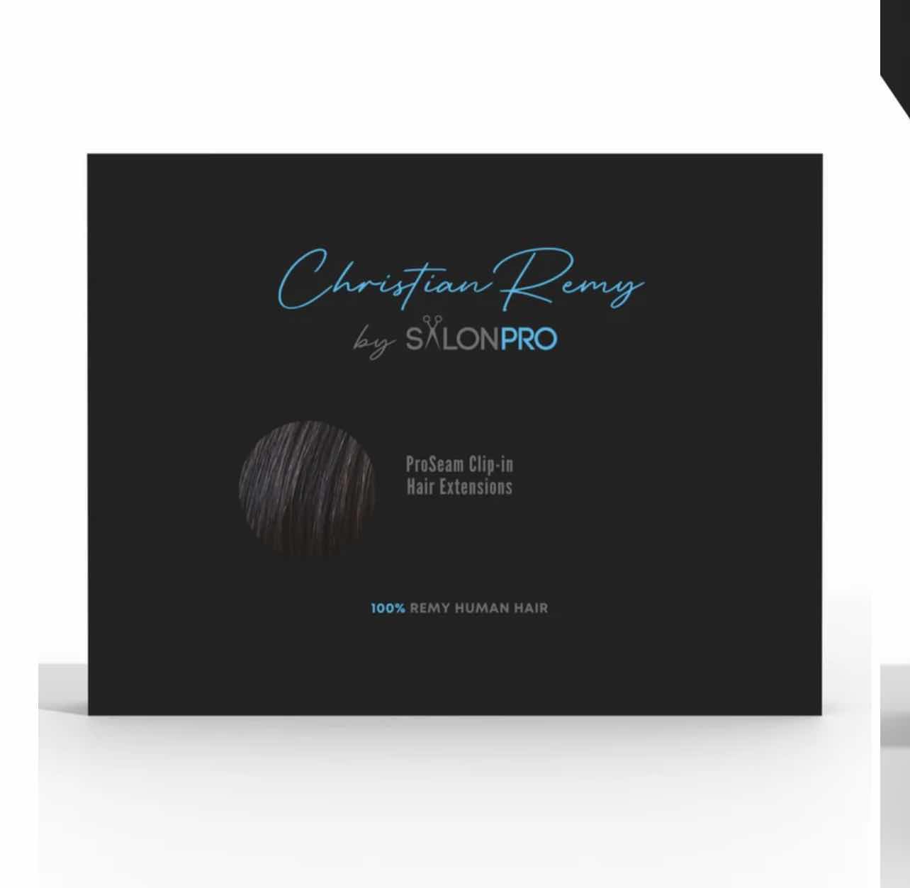 Photo 1 of CHRISTIAN REMY JADE 20” 180G HUMAN HAIR LACE WEFT CLIP-IN-EXTENSIONS-COLOR "NATURAL BLACK”
