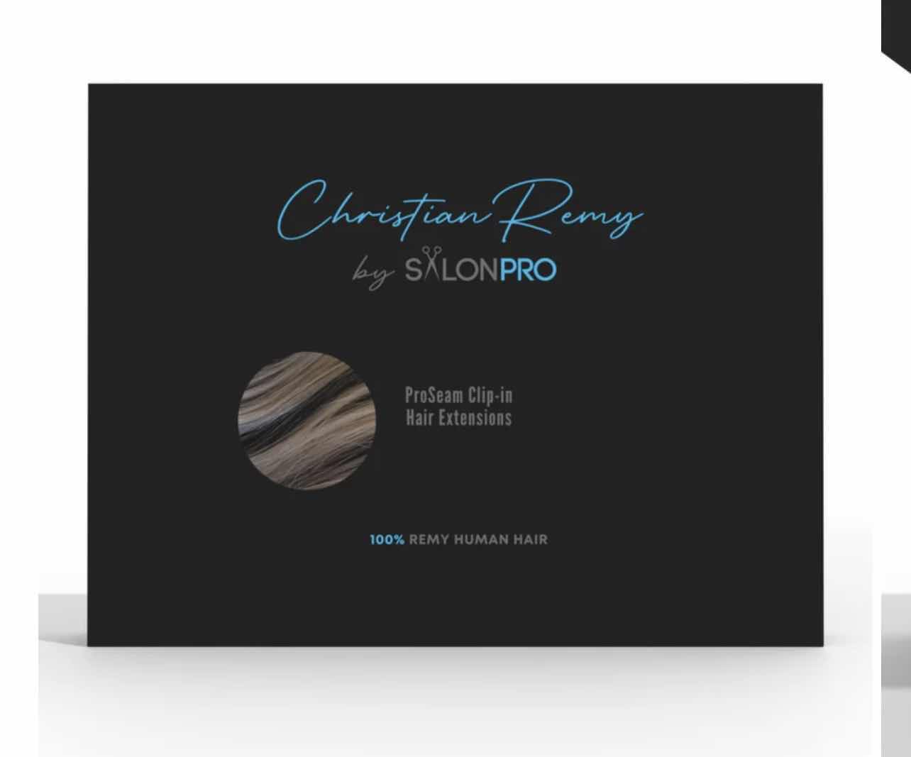 Photo 1 of CHRISTIAN REMY  GRACE 25” 260G100% HUMAN HAIR LACE WEFT CLIP-IN-EXTENSIONS-COLOR "MARTINI BALAYAGE "
