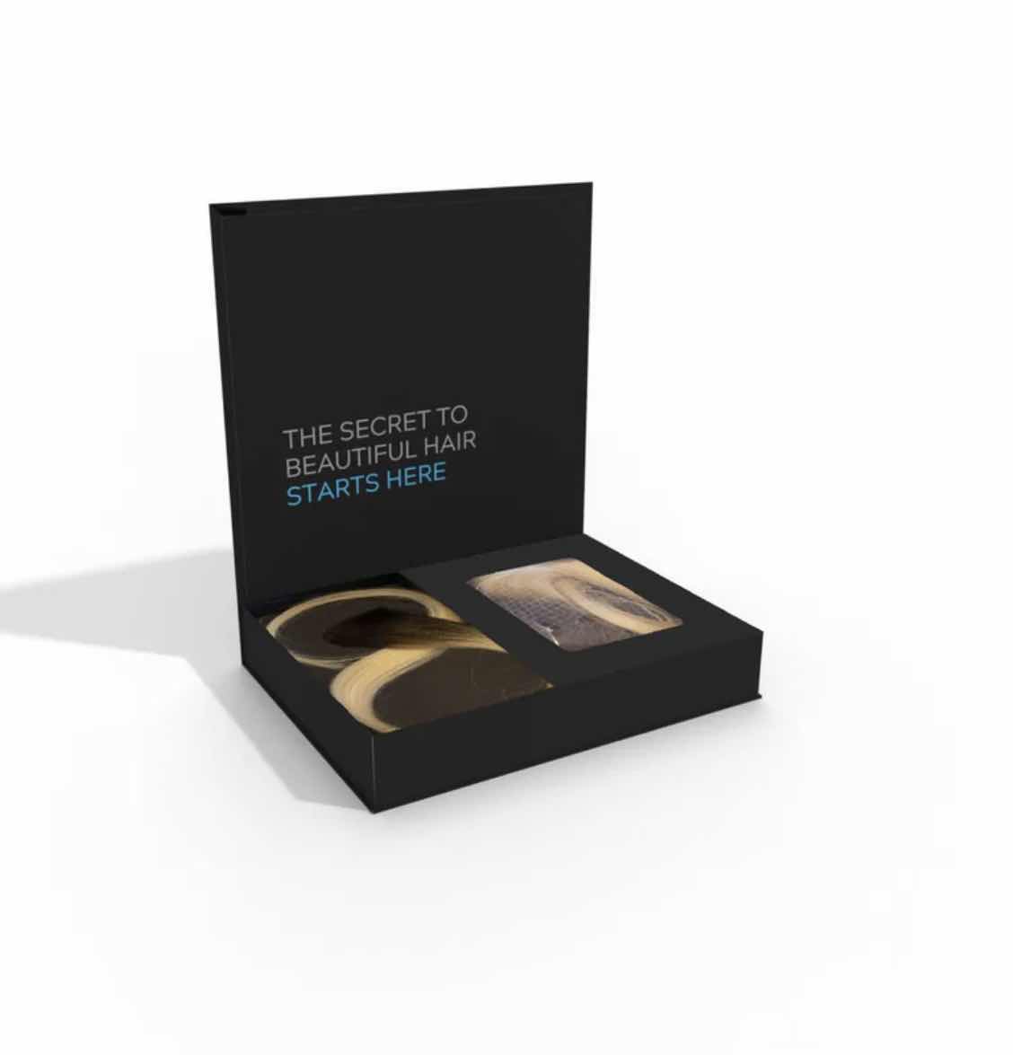 Photo 2 of CHRISTIAN REMY  ARIA 18” 120G 100% HUMAN HAIR LACE WEFT CLIP-IN-EXTENSIONS-COLOR "MILKYWAY BALAYAGE “
