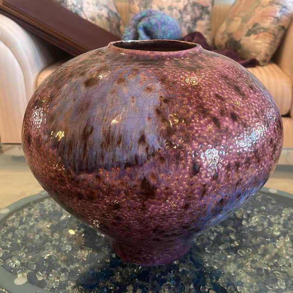 Photo 1 of HAND MADE LOCAL LAS VEGAS POTTERY MAKER JAR WITH LID $900 12” x H19”