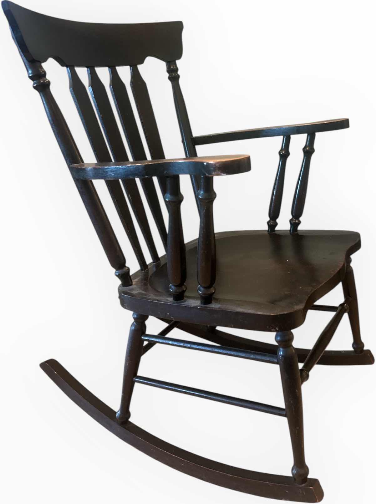 Photo 1 of ANTIQUE PETITE ROCKING CHAIR 24” x H34 1/2”