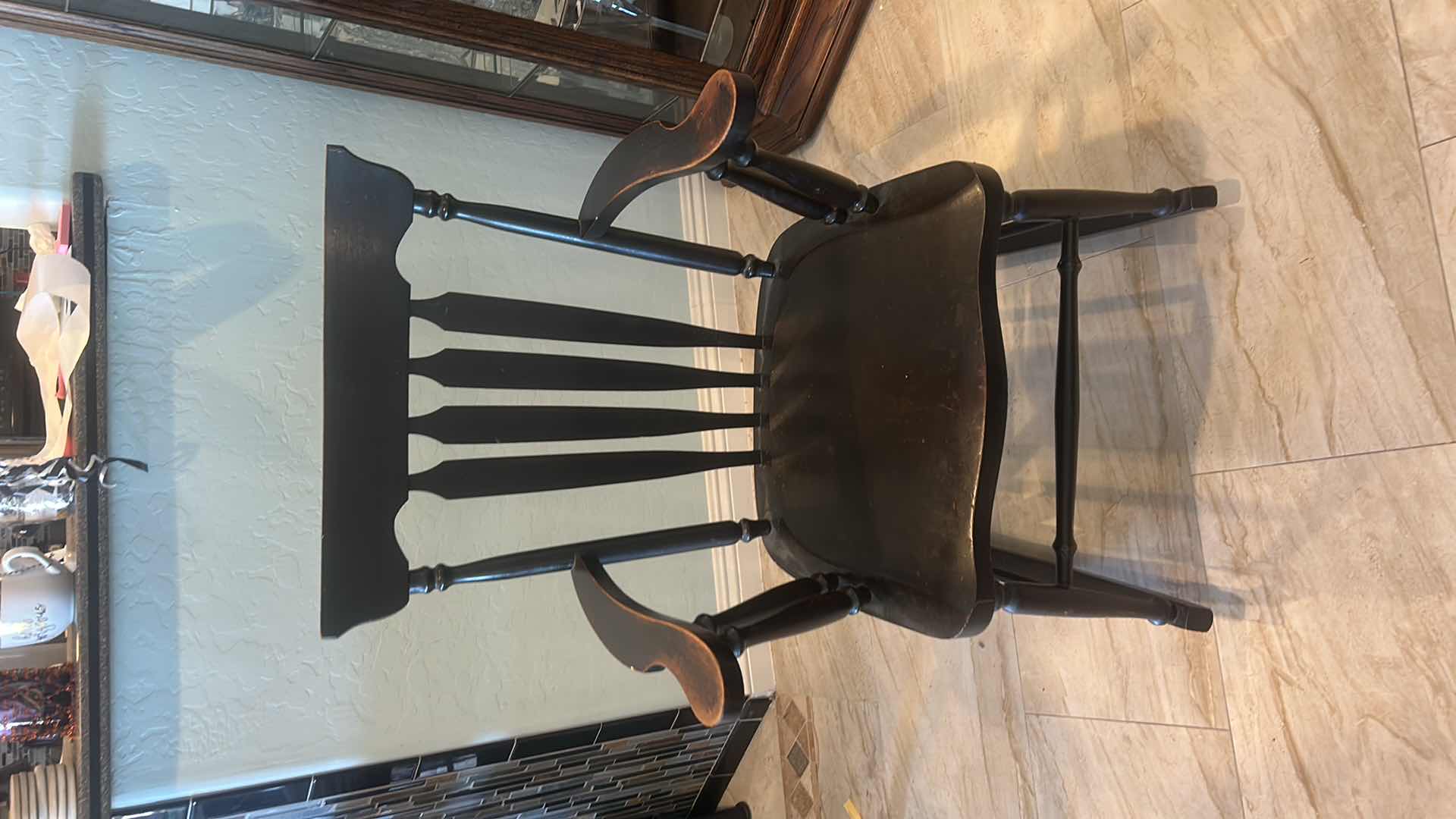 Photo 1 of ANTIQUE PETITE ROCKING CHAIR 24” x H34 1/2”