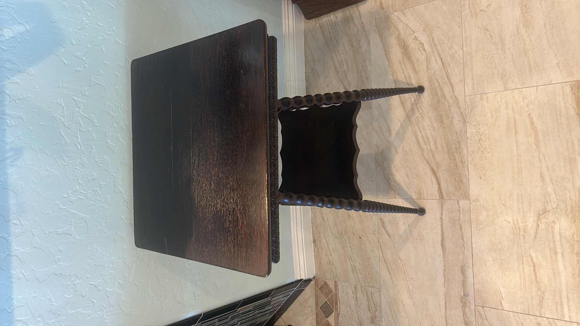 Photo 1 of ANTIQUE TABLE 18“ x H29“