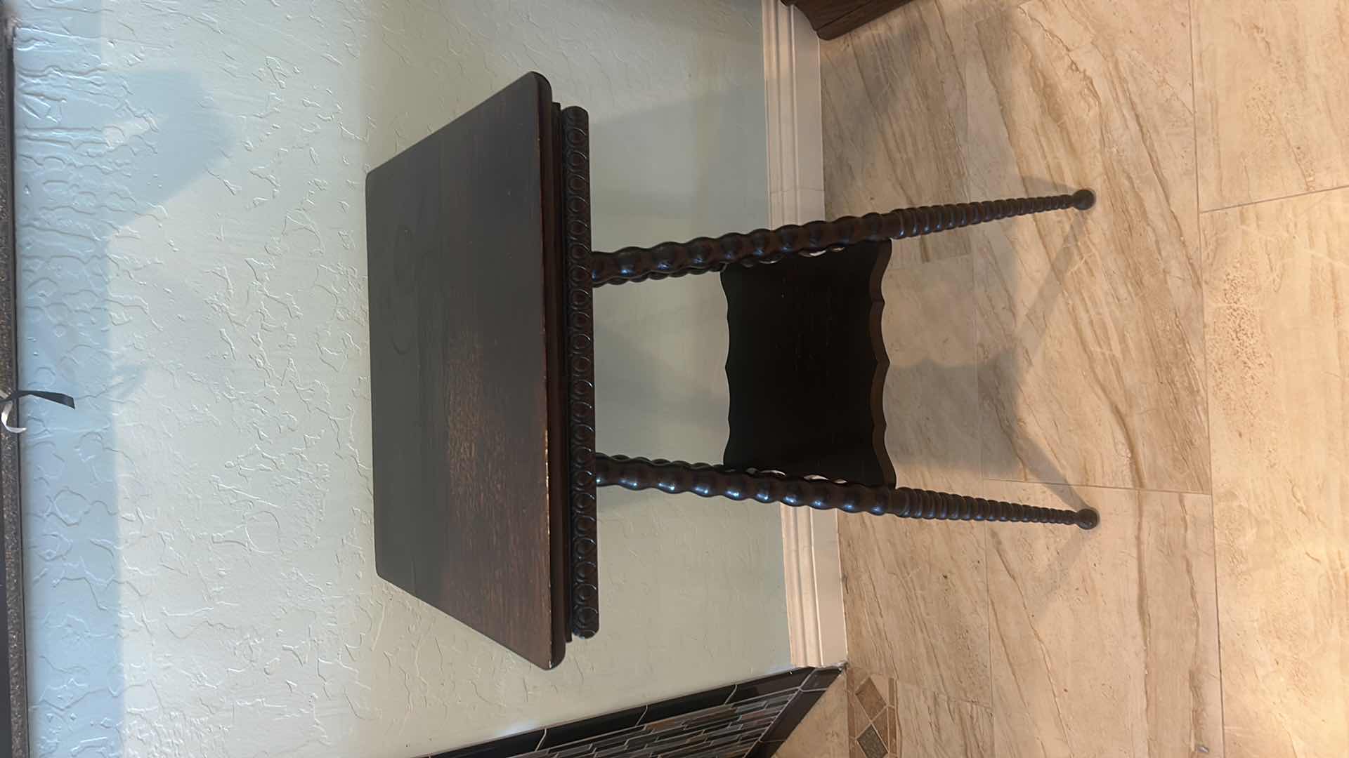 Photo 1 of ANTIQUE TABLE 18“ x H29“