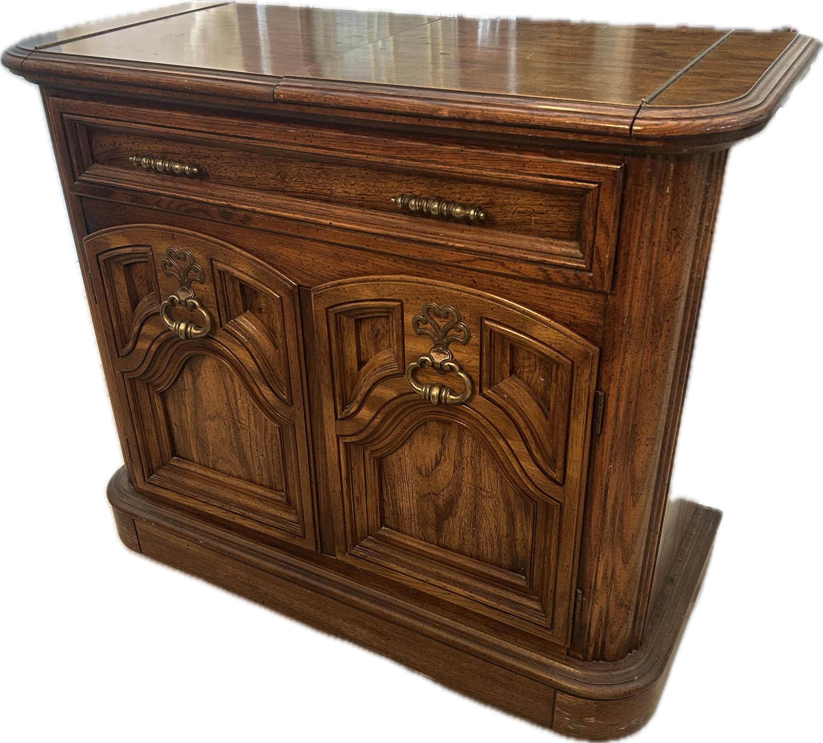 Photo 1 of WOODEN  SERVER CABINET 38" X 18" H 35"