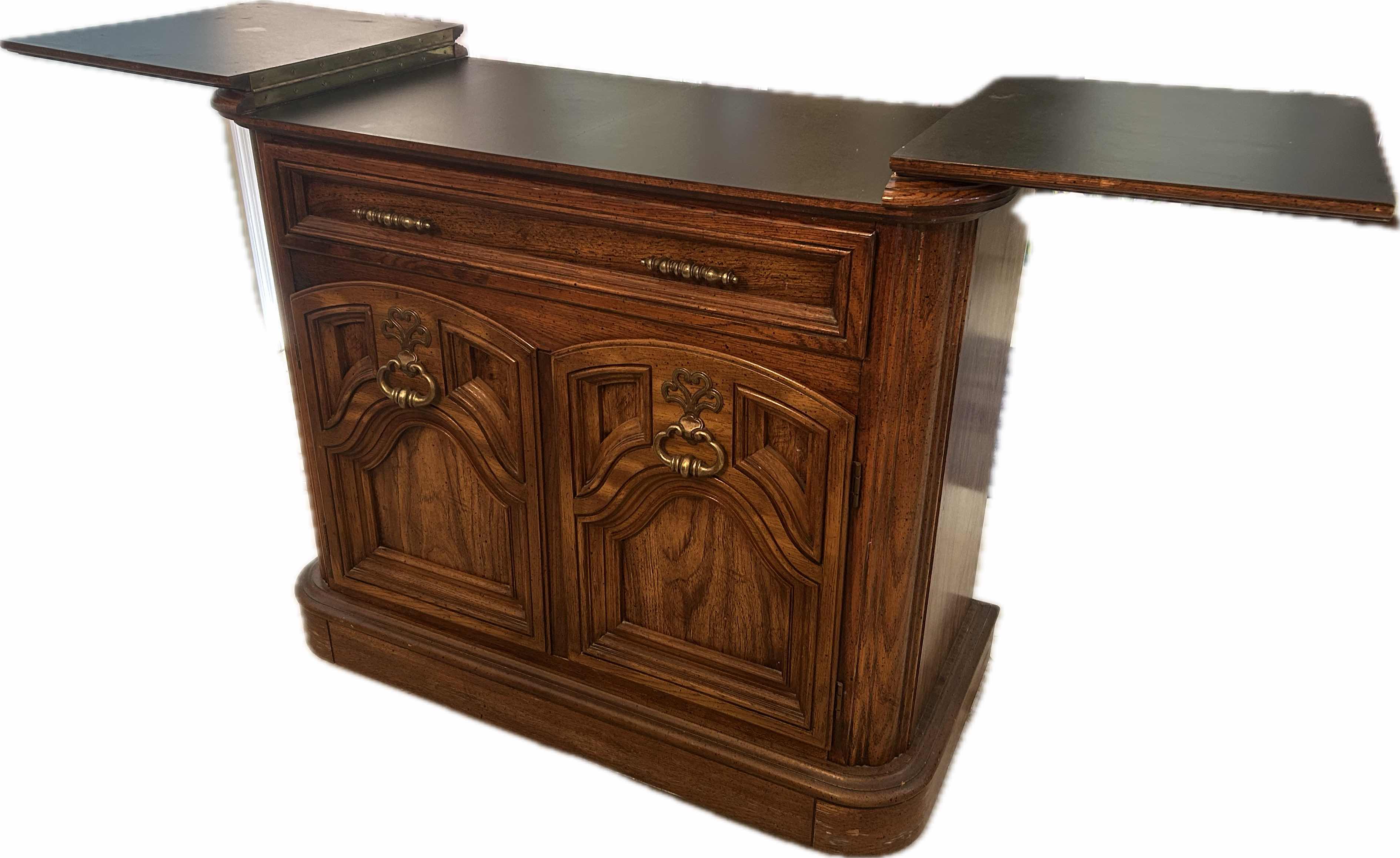 Photo 1 of WOODEN  SERVER CABINET 38" X 18" H 35"