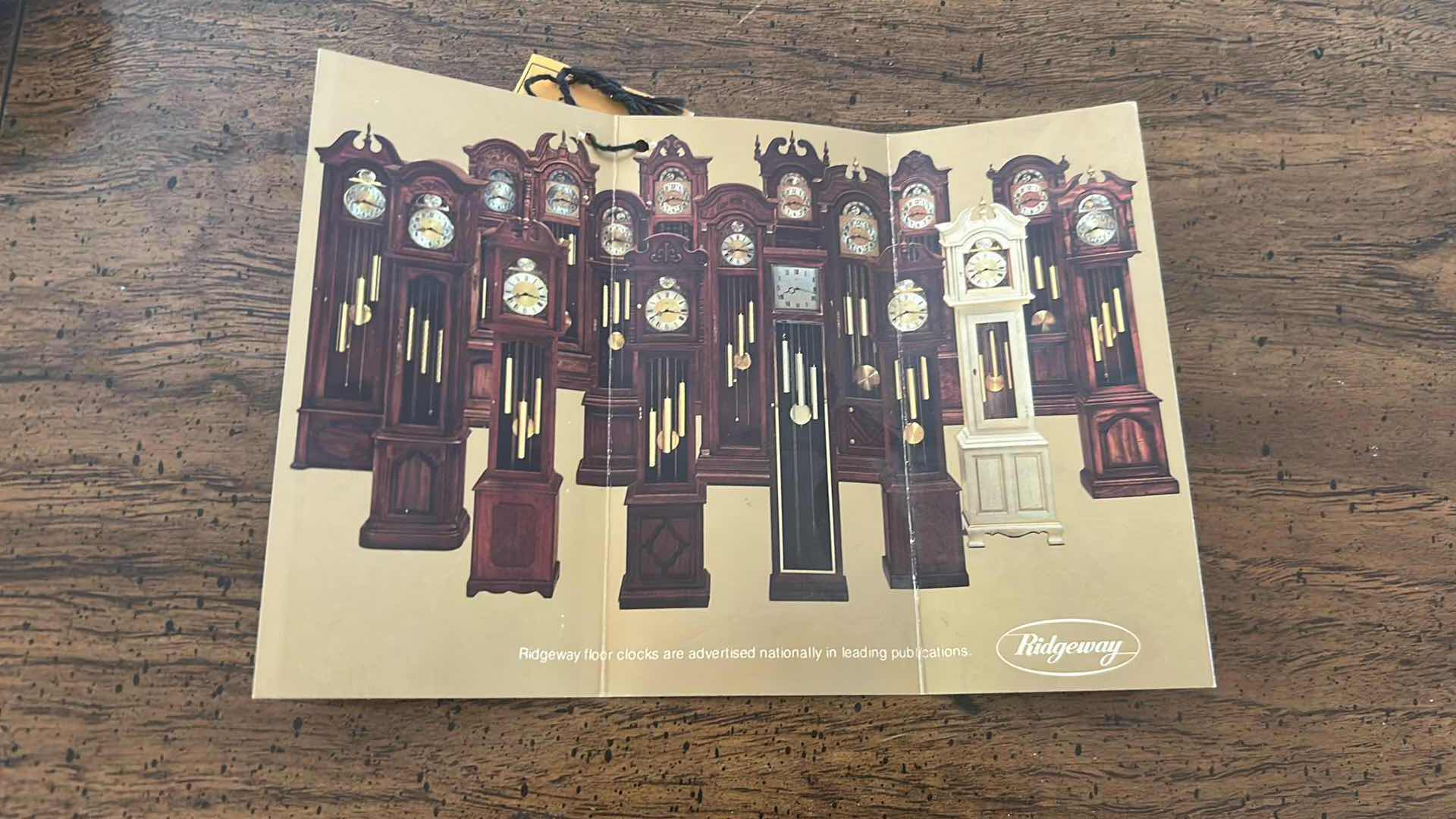 Photo 1 of RIDGEWAY GRANDFATHER CLOCK H 79"