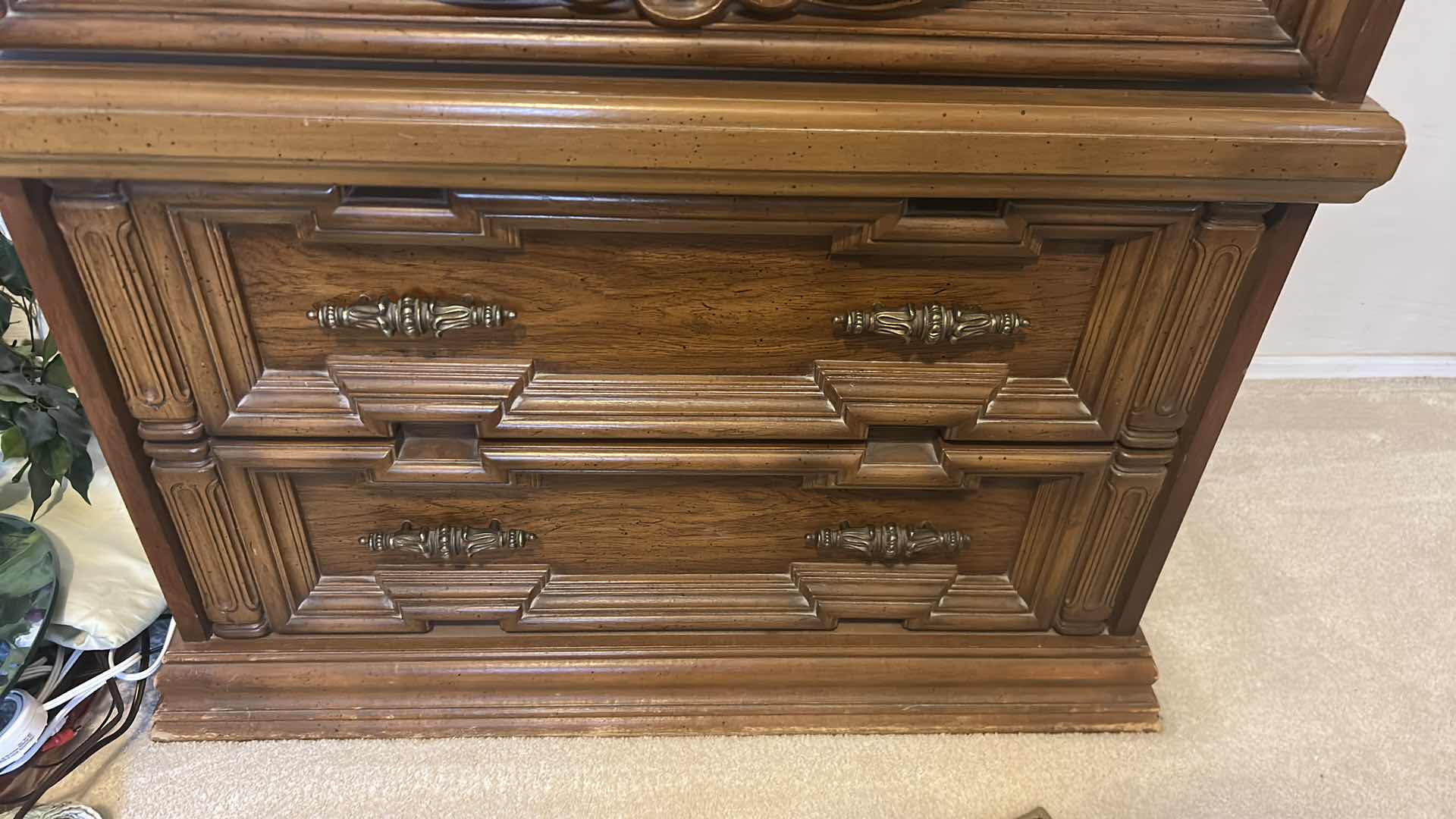 Photo 1 of WOODEN 6 DRAWER HIGH CHEST 35" X 69"