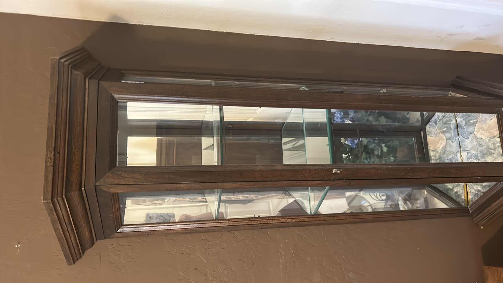 Photo 1 of TRADITIONAL STYLE ILLUMINATED CURIO CABINET 17" X 71"