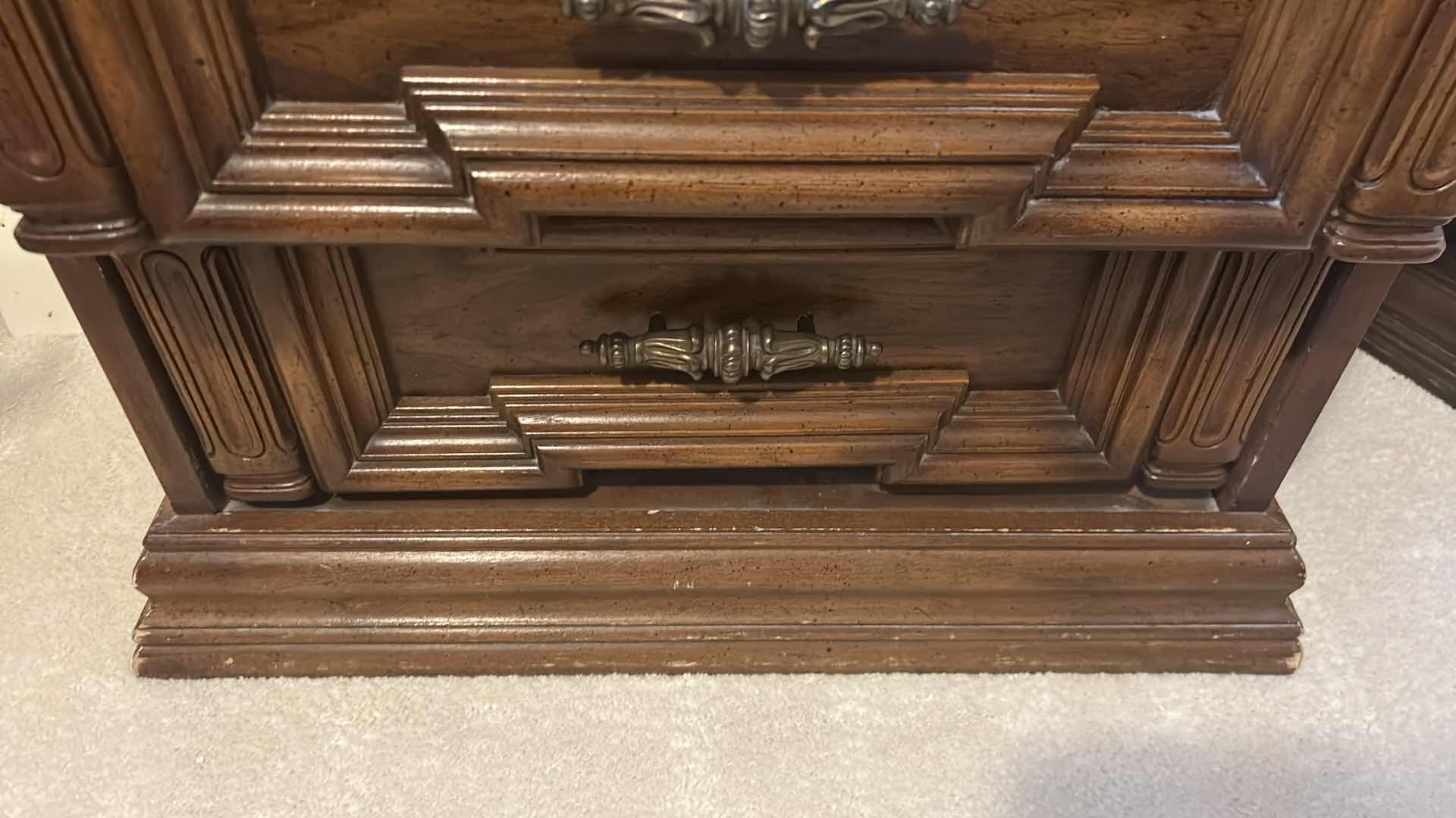 Photo 1 of WOOD NIGHT STAND 27" X 16" H 23"