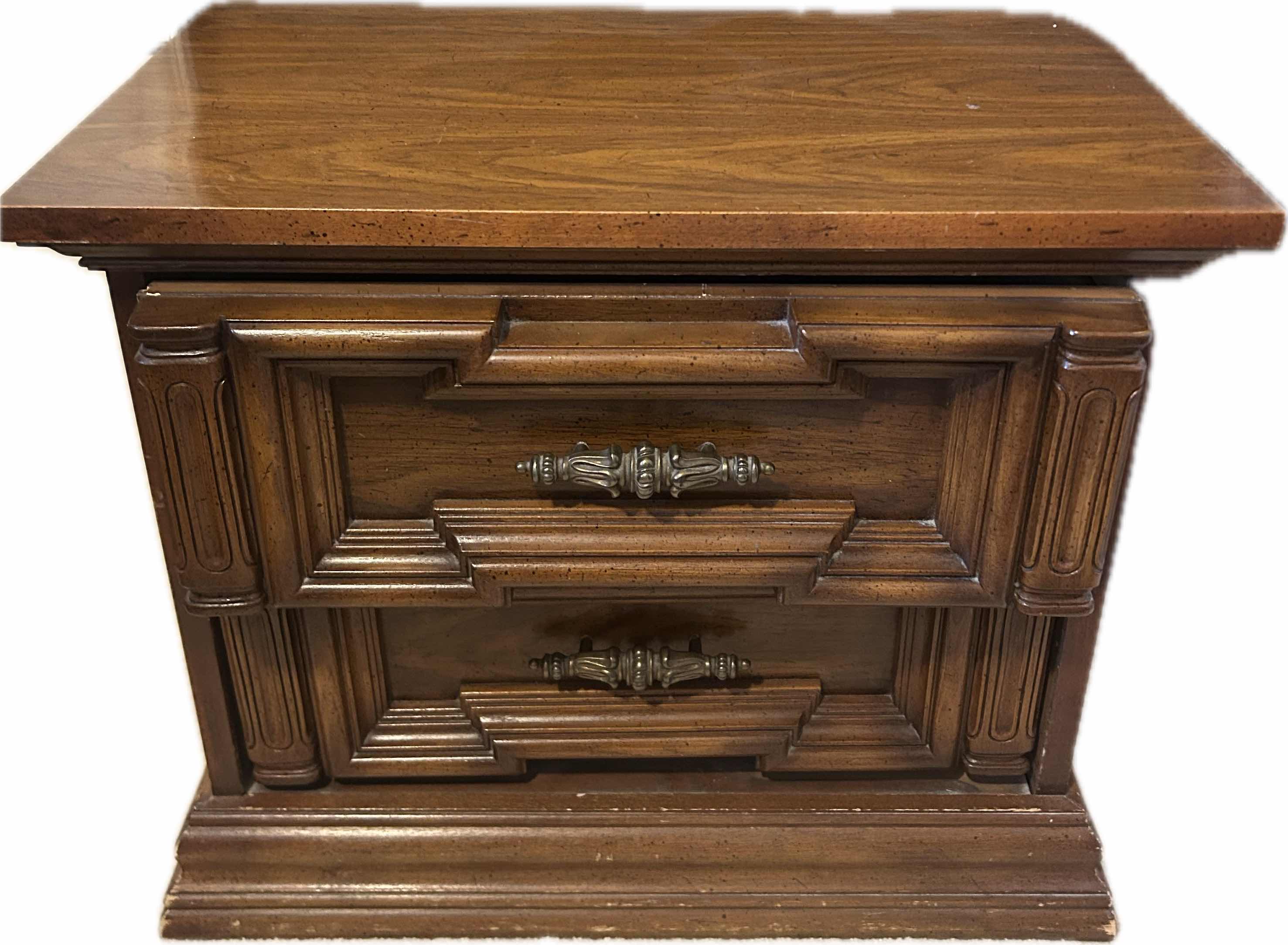 Photo 1 of WOOD NIGHT STAND 27" X 16" H 23"