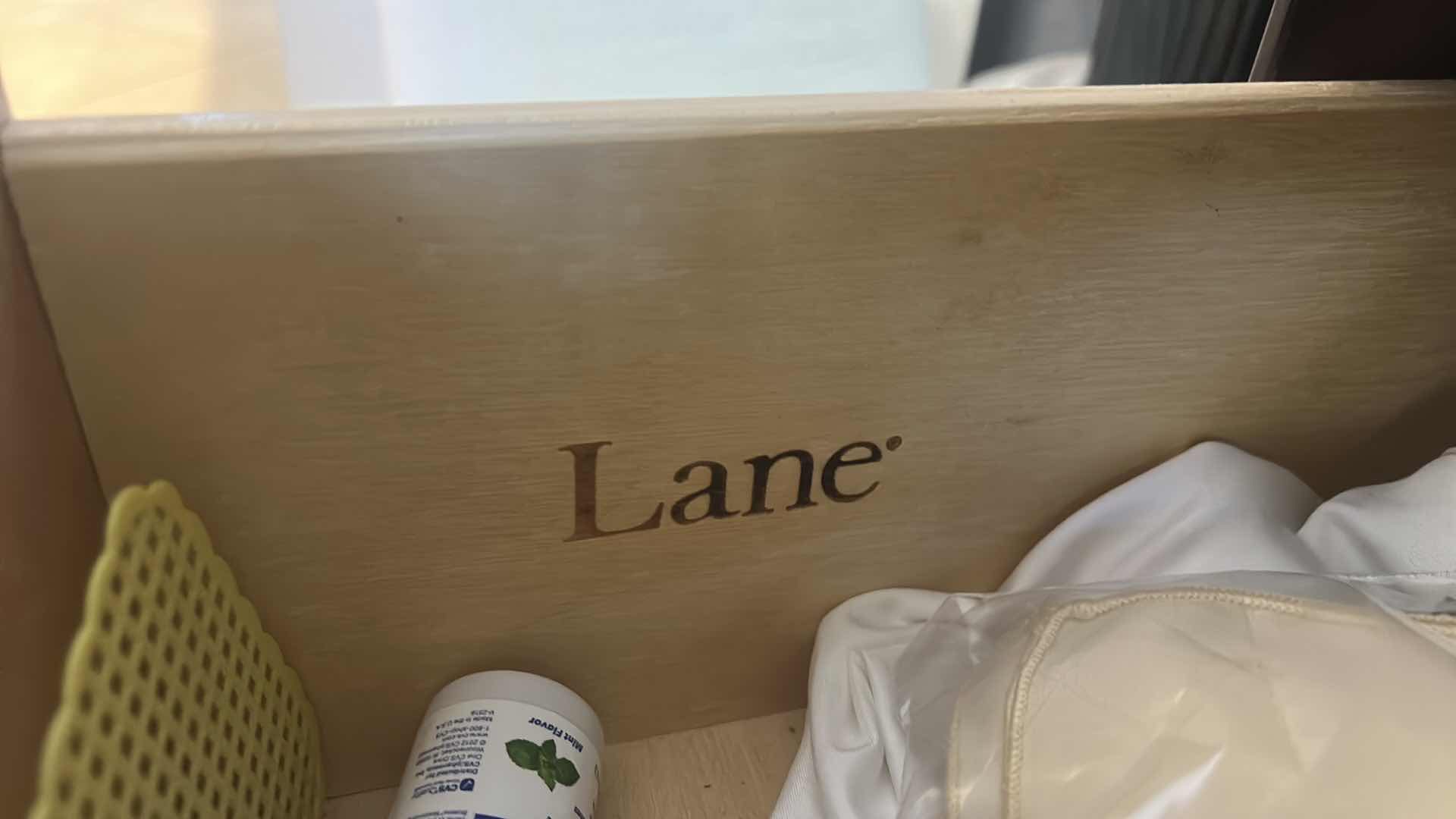 Photo 1 of LANE FURNITURE TONGUE AND GROOVE WOOD NIGHTSTAND 
30“ x 20“ x H30“