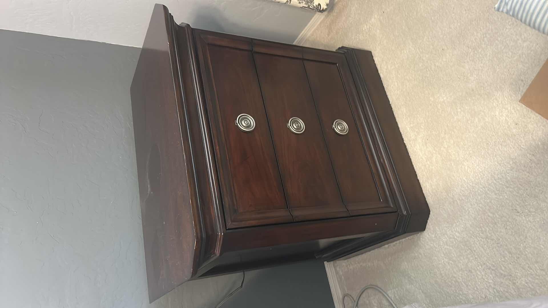 Photo 1 of LANE FURNITURE TONGUE AND GRROVE WOOD NIGHTSTAND 
30“ x 20“ x H30“