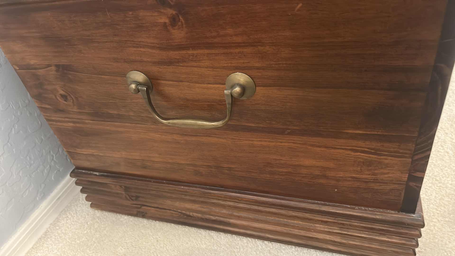 Photo 1 of VINTAGE  WOOD HOPE CHEST 3’ x 20” x H18 1/4”