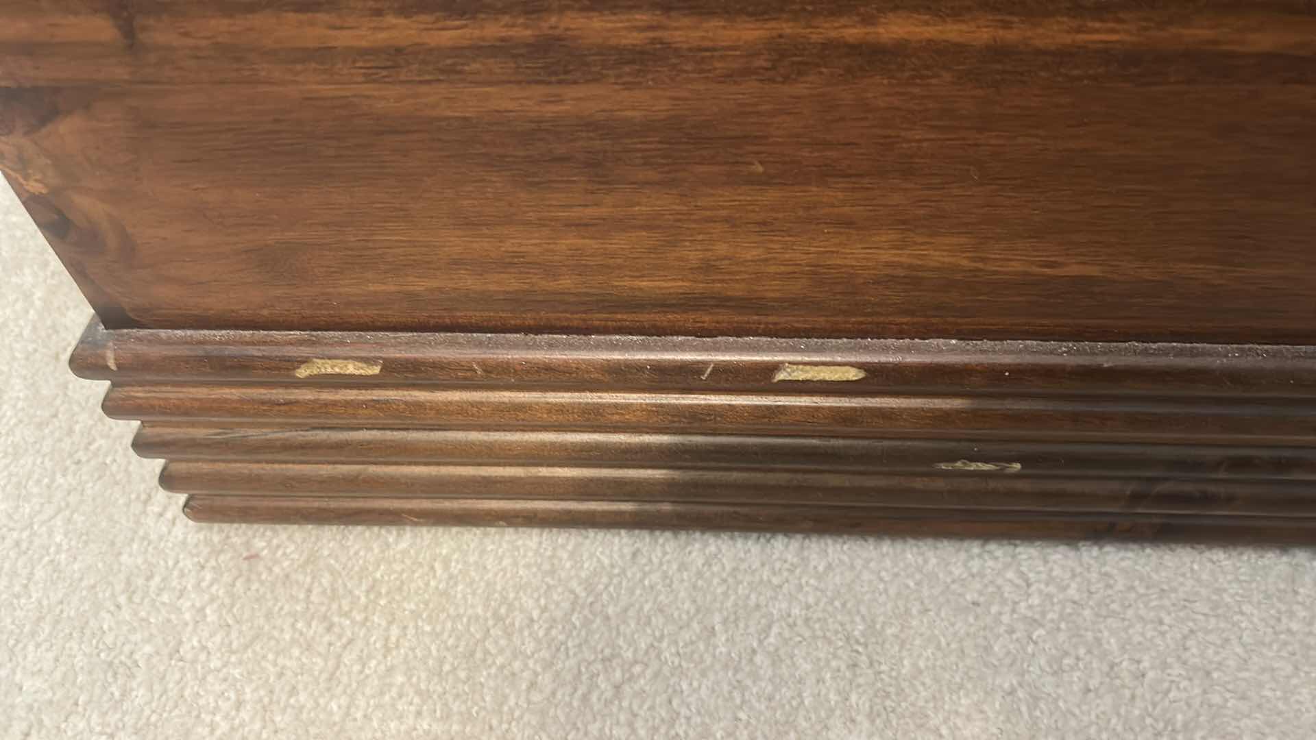 Photo 1 of VINTAGE  WOOD HOPE CHEST 3’ x 20” x H18 1/4”