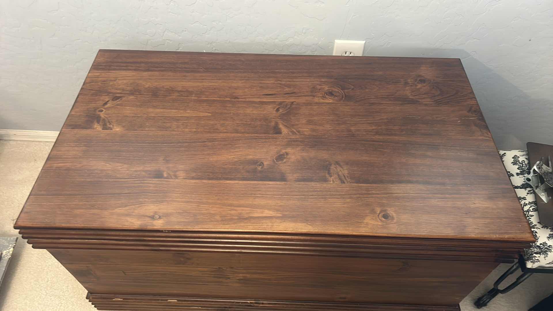 Photo 1 of VINTAGE  WOOD HOPE CHEST 3’ x 20” x H18 1/4”