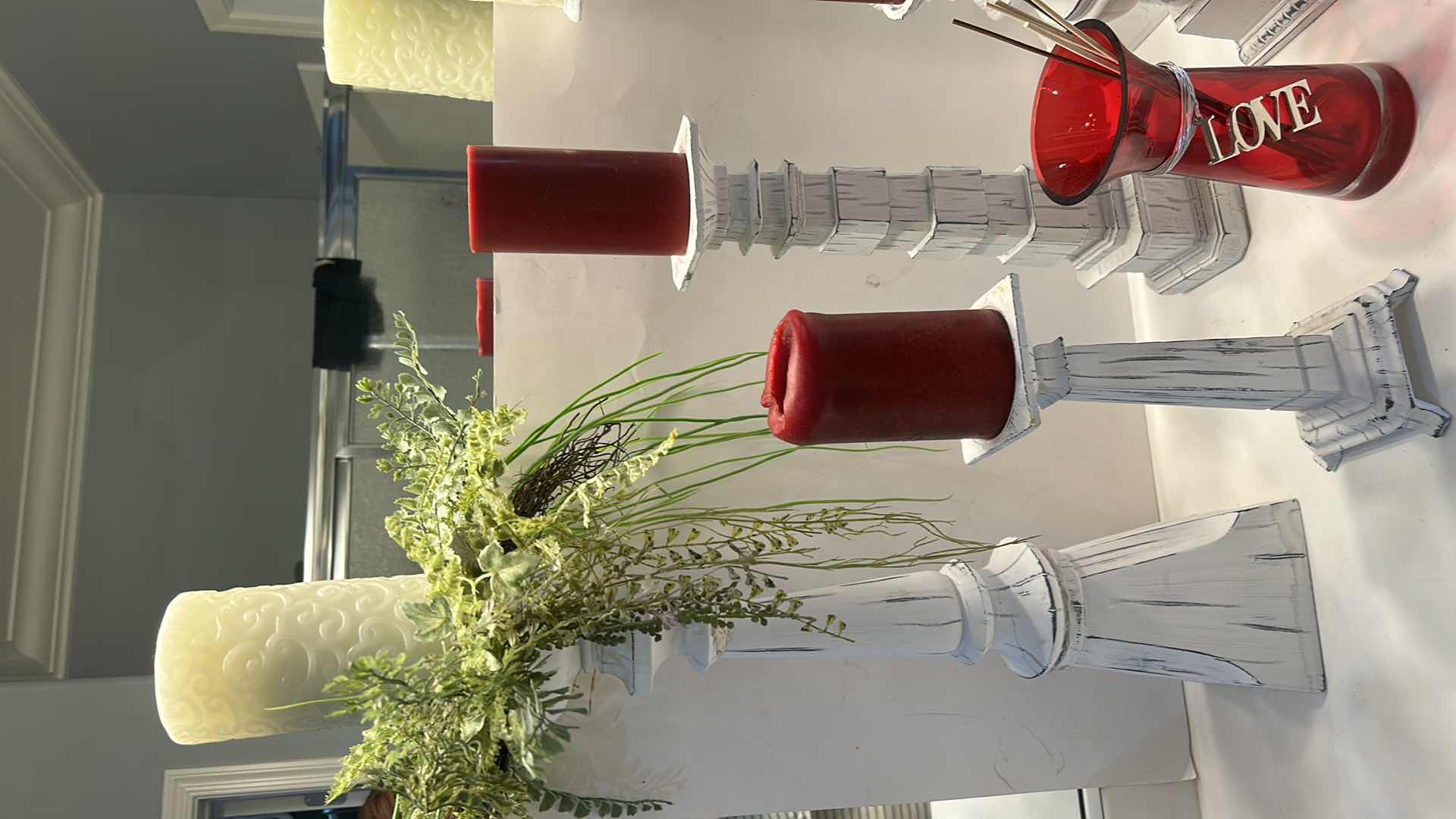 Photo 1 of CANDLE HOLDERS, CANDLES AND MORE, TALLEST H29.5”