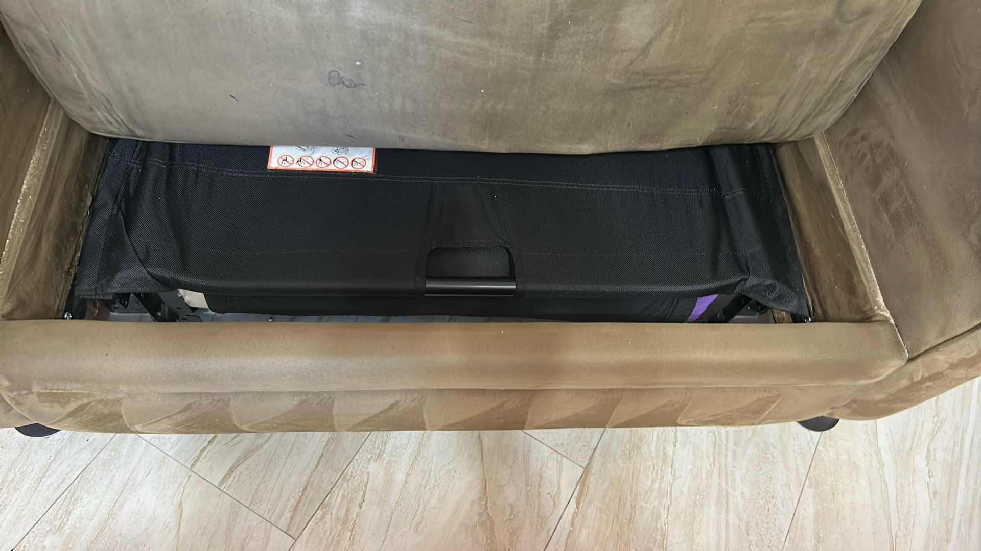 Photo 1 of BROWN SOFA SLEEPER LOVE SEAT 54" WIDE