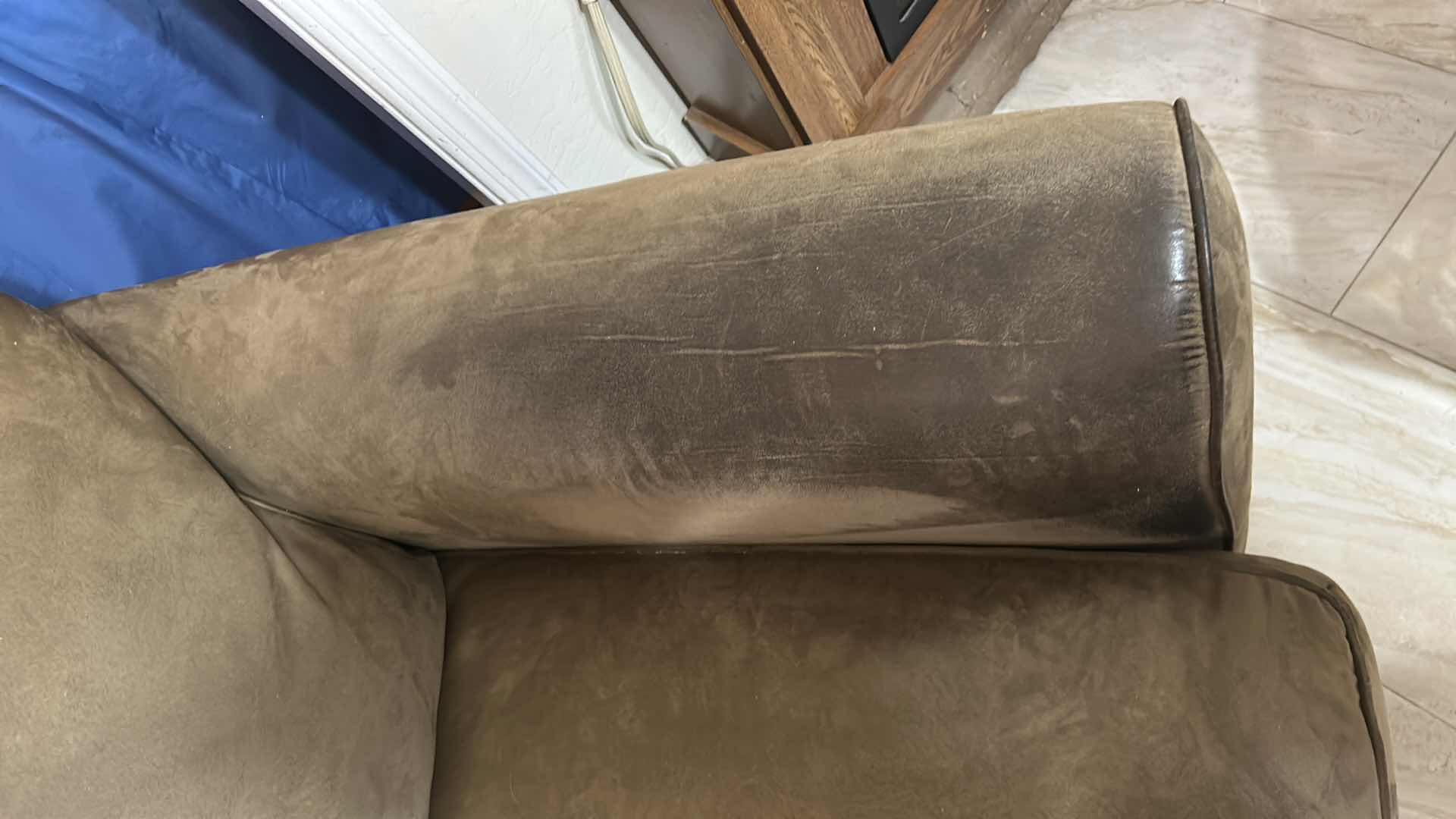 Photo 1 of BROWN SOFA SLEEPER LOVE SEAT 54" WIDE