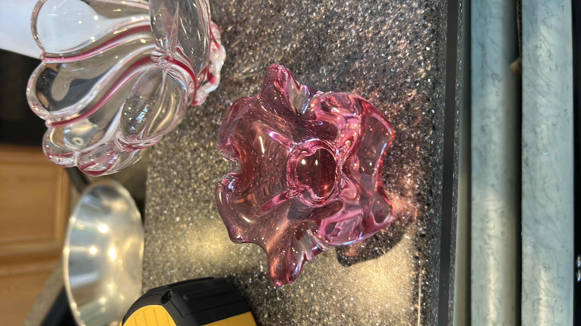 Photo 1 of 3 SMALL ART-GLASS PIECES , LARGEST 6“ x H 3“