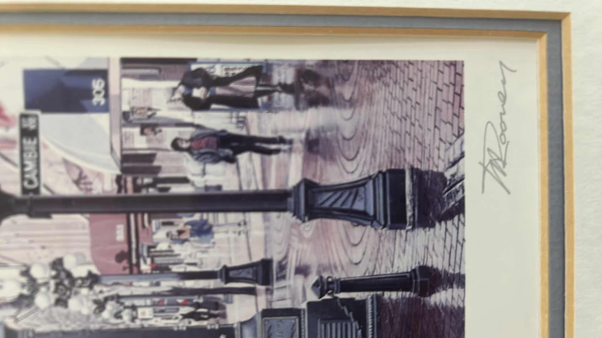 Photo 1 of GOLD FRAMED STETSON CLOCK BY LEONARD ROONEY 11" X 13"