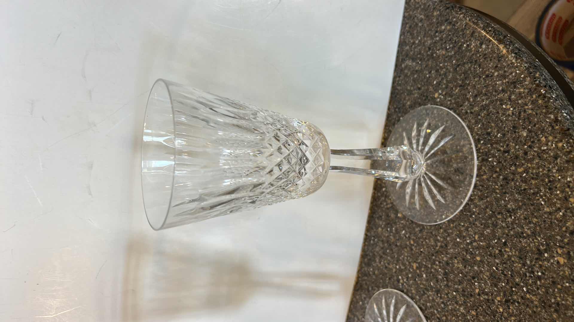 Photo 1 of 4 HAND CUT CRYSTAL MADE IN GALWAY IRELAND STEMWARE GLASSES
