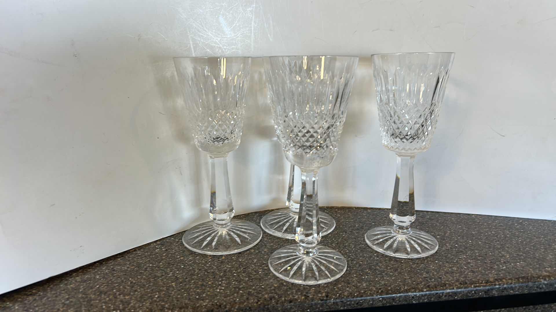 Photo 1 of 4 HAND CUT CRYSTAL MADE IN GALWAY IRELAND STEMWARE GLASSES