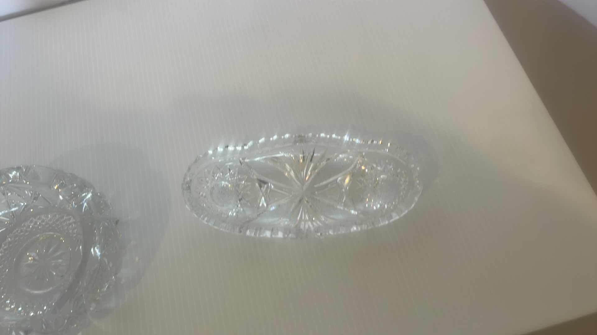 Photo 1 of 2 CUT CRYSTAL PIECES