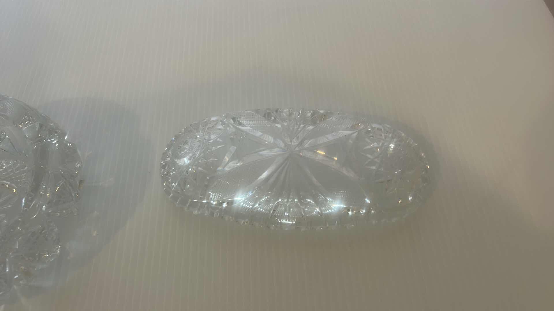 Photo 1 of 2 CUT CRYSTAL PIECES