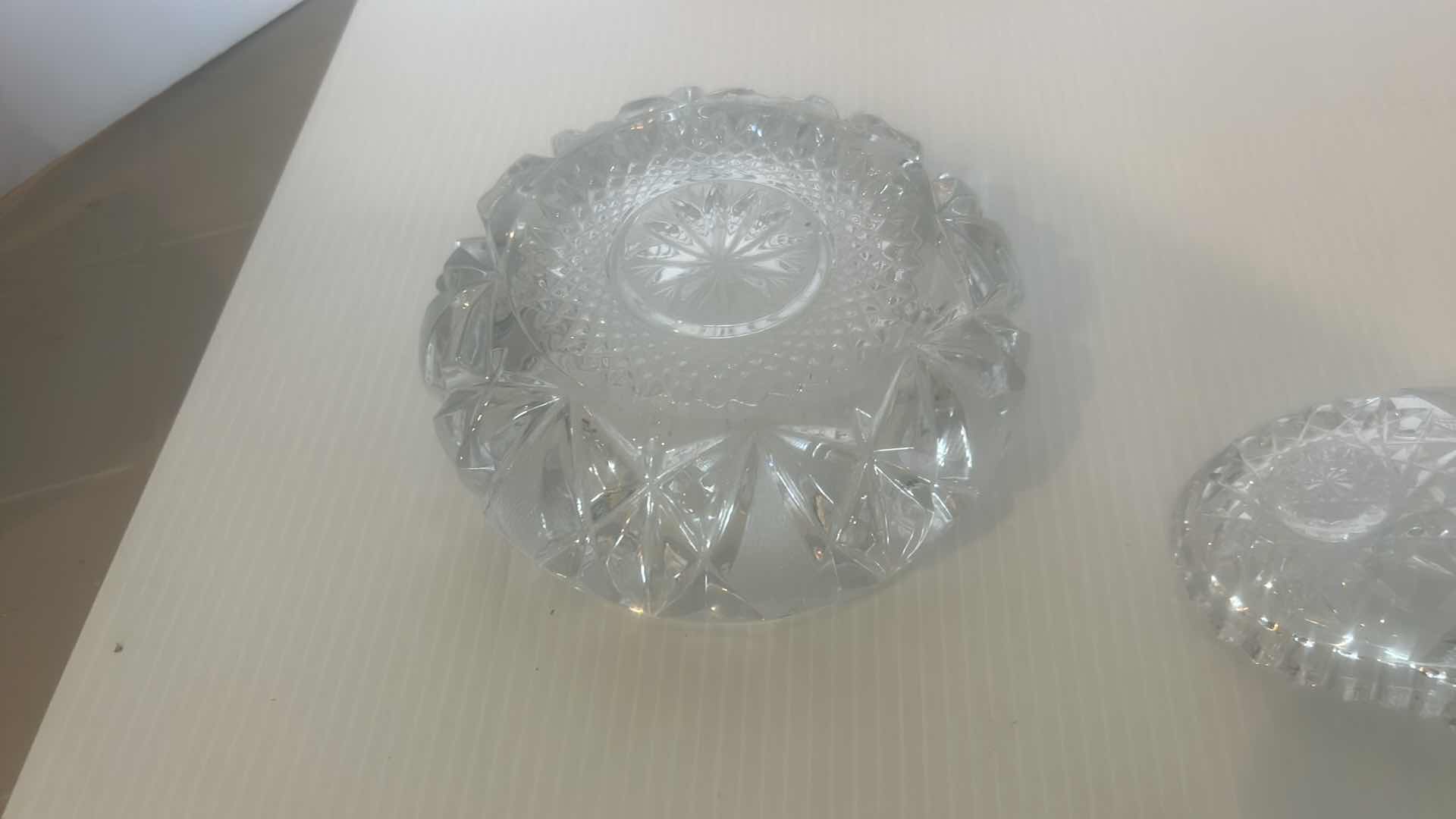 Photo 1 of 2 CUT CRYSTAL PIECES