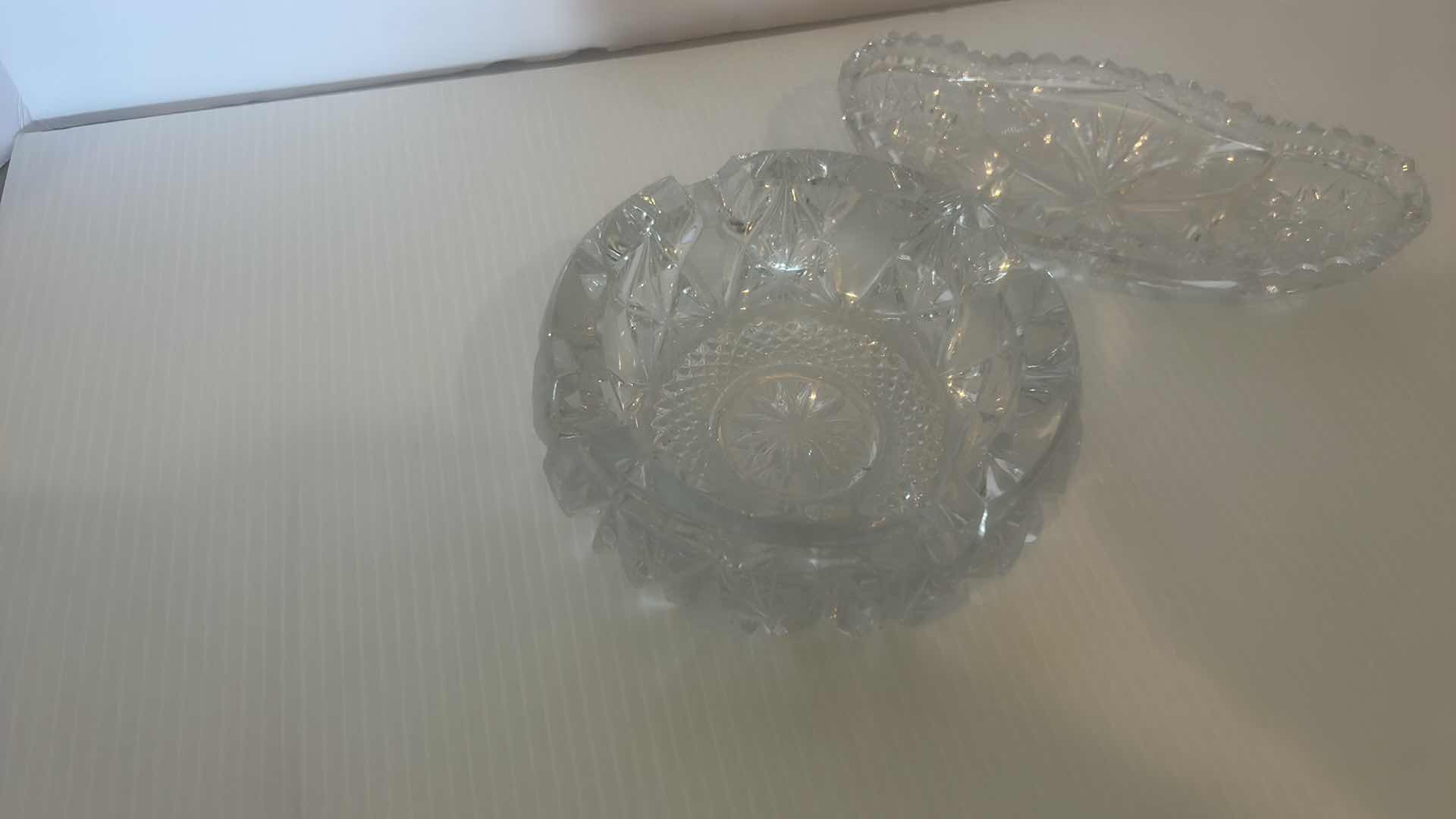 Photo 1 of 2 CUT CRYSTAL PIECES