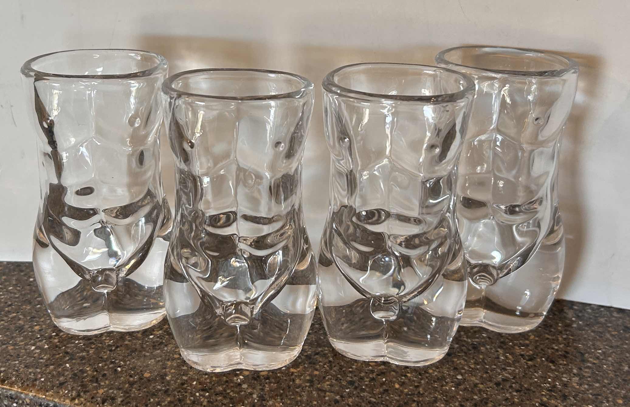 Photo 1 of 4 MALE TORSO SHOT GLASSES