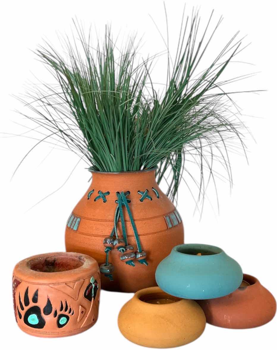 Photo 1 of 5 PC POTTERY (TALLEST H6”)