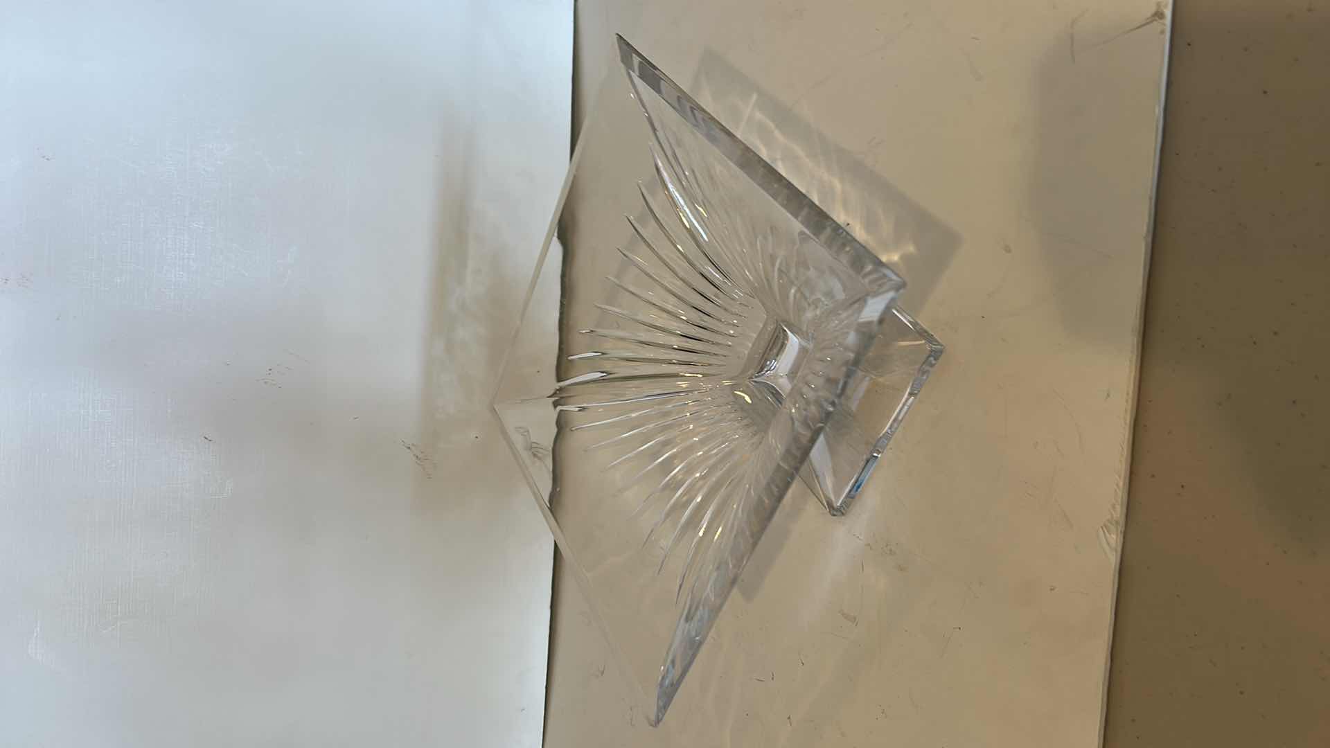 Photo 1 of WATERFORD CRYSTAL CLARION SQUARE BOWL 10” x 5 1/2”