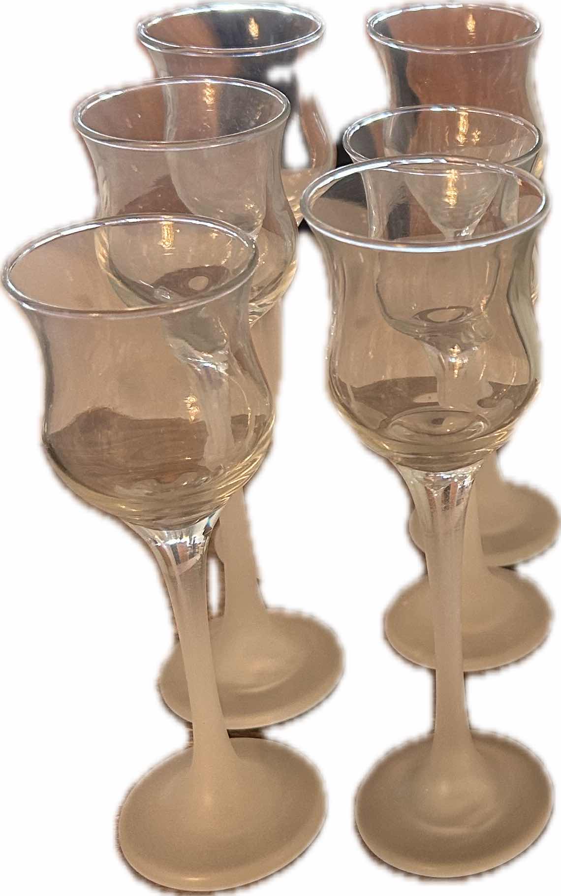 Photo 1 of 12- GLASS CANDLE HOLDERS H 7" 11"