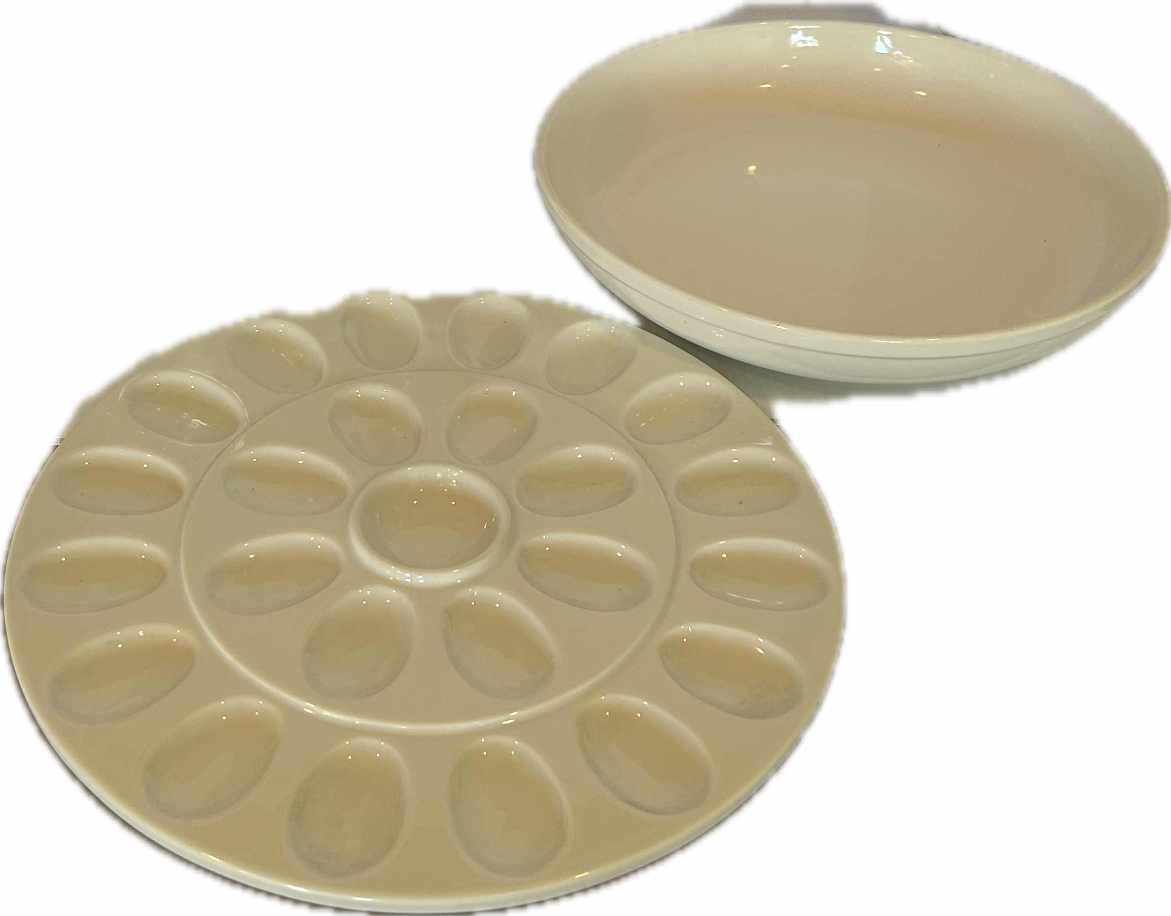 Photo 1 of 3- ASSORTED WHITE SERVING DISHES