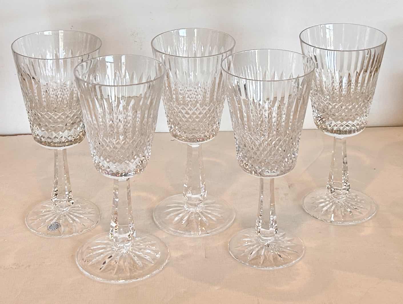 Photo 1 of 5 - GALWAY HAND CUT CRYSTAL STEMWARE GLASSES MADE IN IRELAND