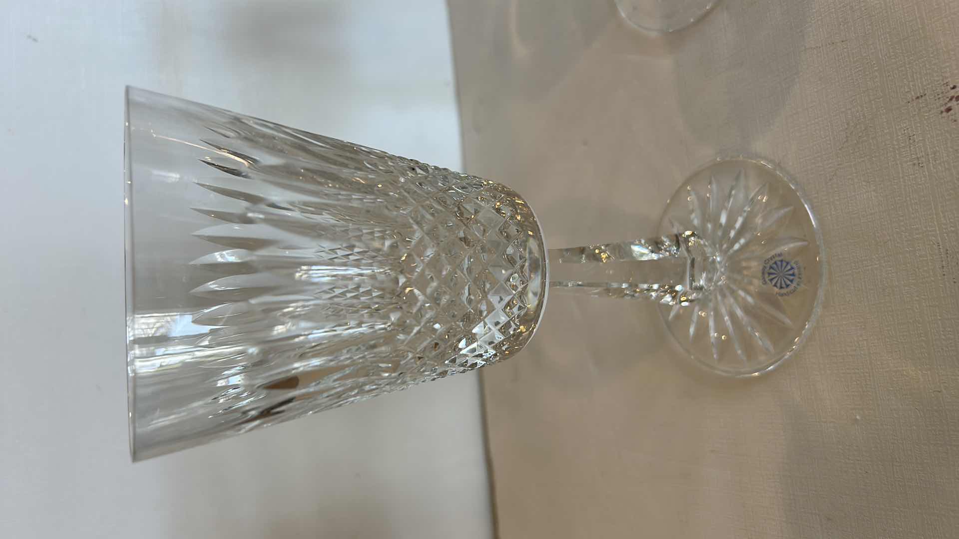 Photo 1 of 5 - GALWAY HAND CUT CRYSTAL STEMWARE GLASSES MADE IN IRELAND