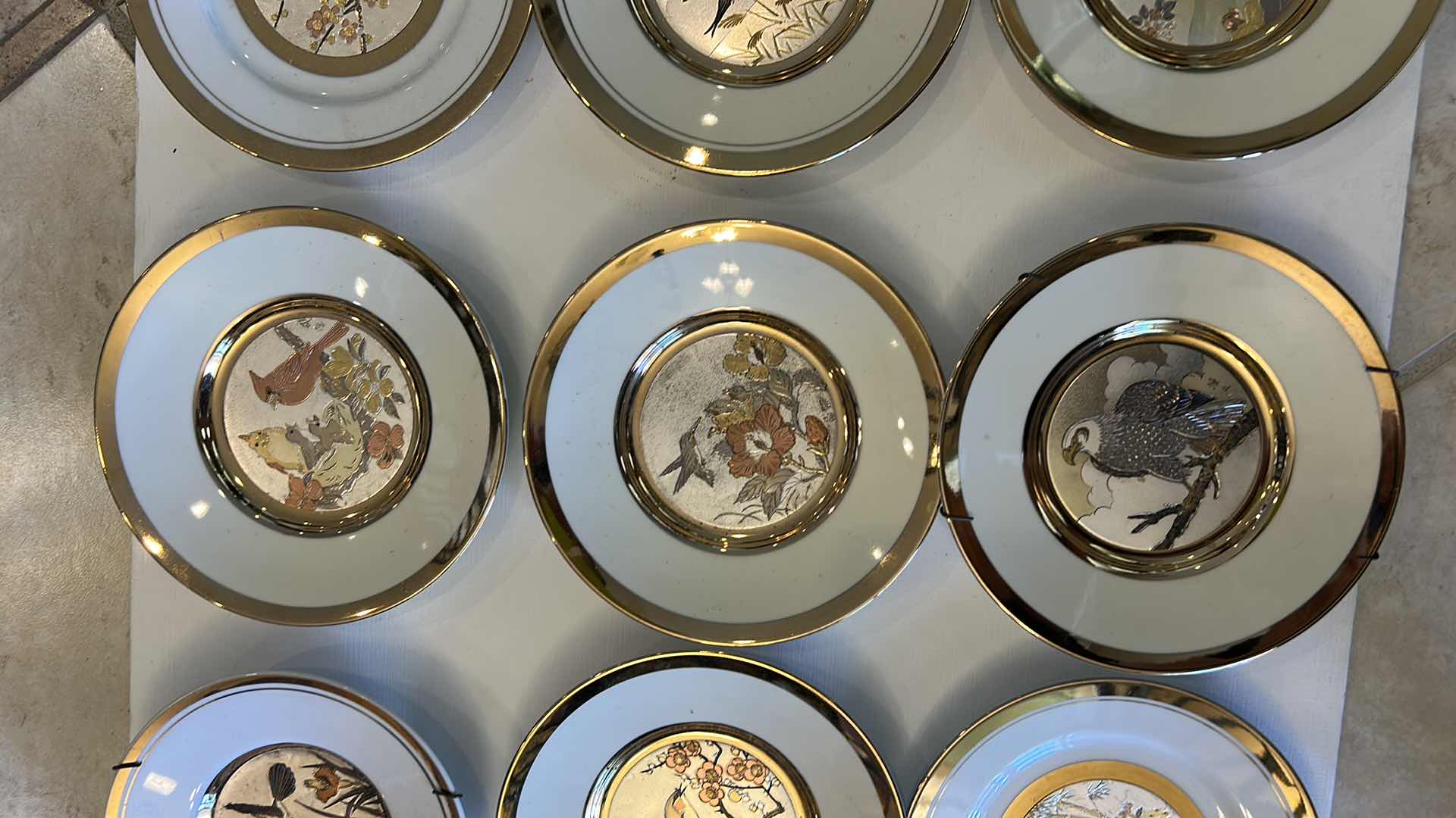 View 4 of 11 FINE CHINA, THE ART OF CHOKIN” ETCHING PURE COPPER & GILDING IT WITH SILVER AND GOLD