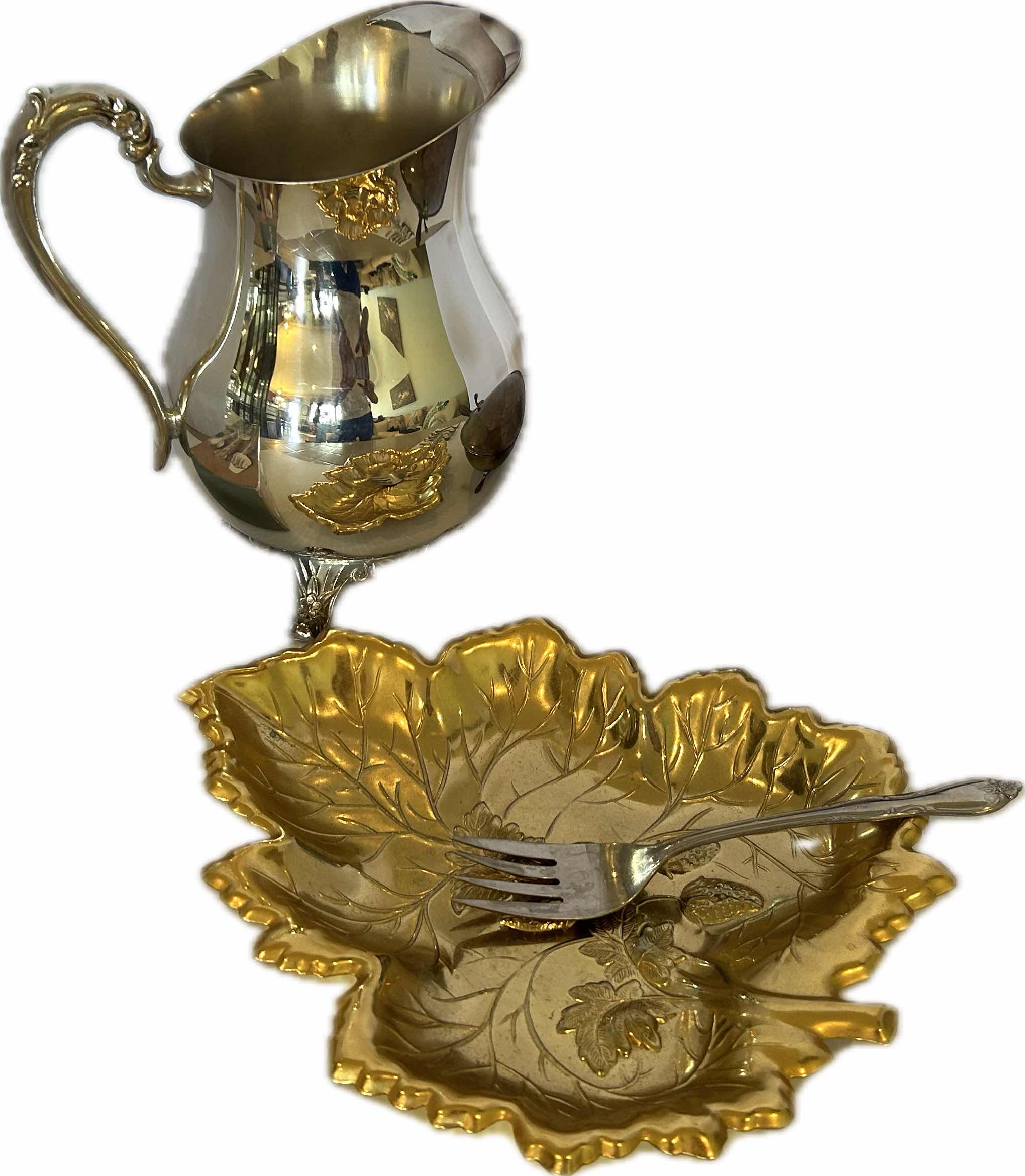 Photo 1 of WATER PITCHER SERVING TONGS 4 SMALL FORKS