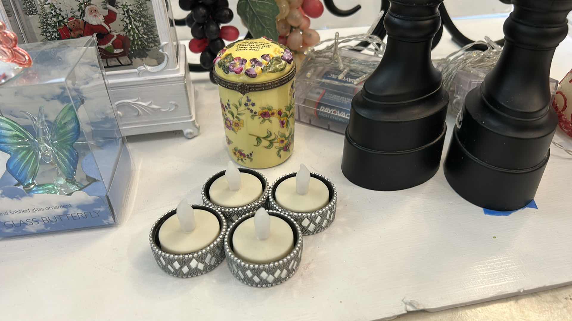 Photo 1 of CANDLES AND CHRISTMAS DECOR