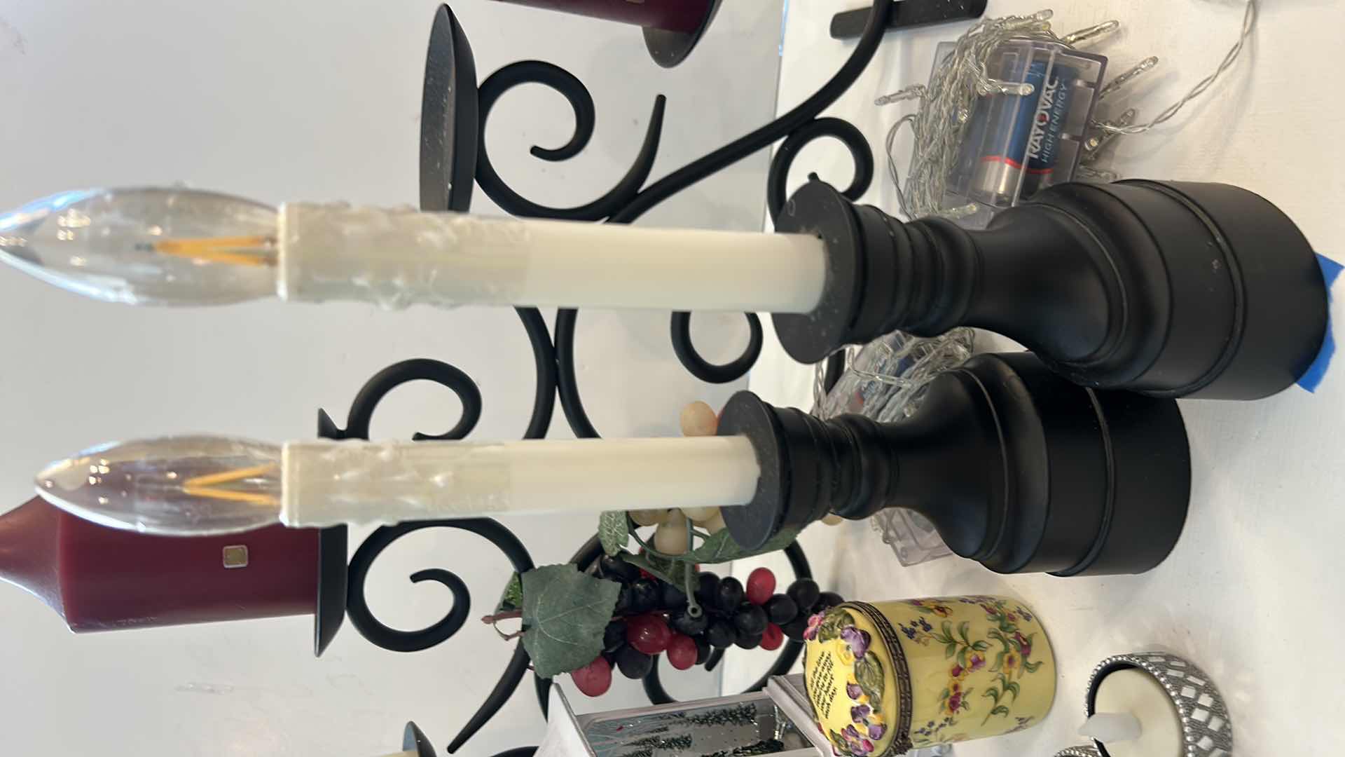 Photo 1 of CANDLES AND CHRISTMAS DECOR