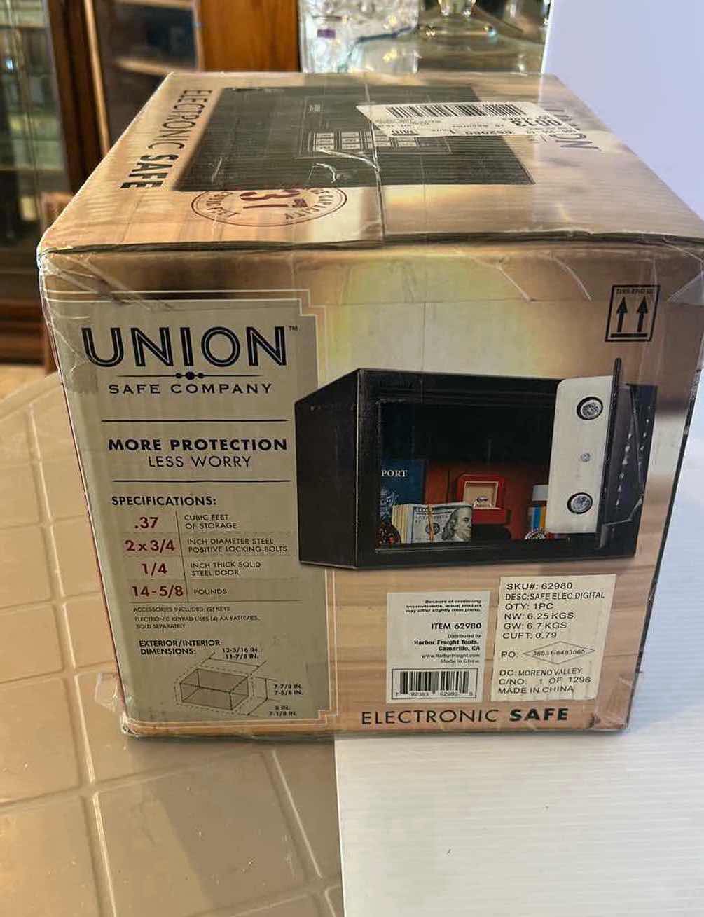 Photo 1 of NIB ELECTRONIC SAFE 37 CUBIC FEET STORAGE RETAIL $54