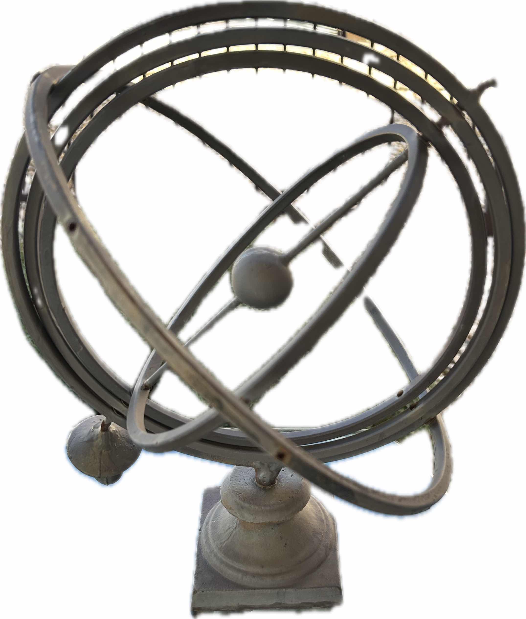 Photo 1 of ARMILLARY SPHERE SUNDIAL H 11"