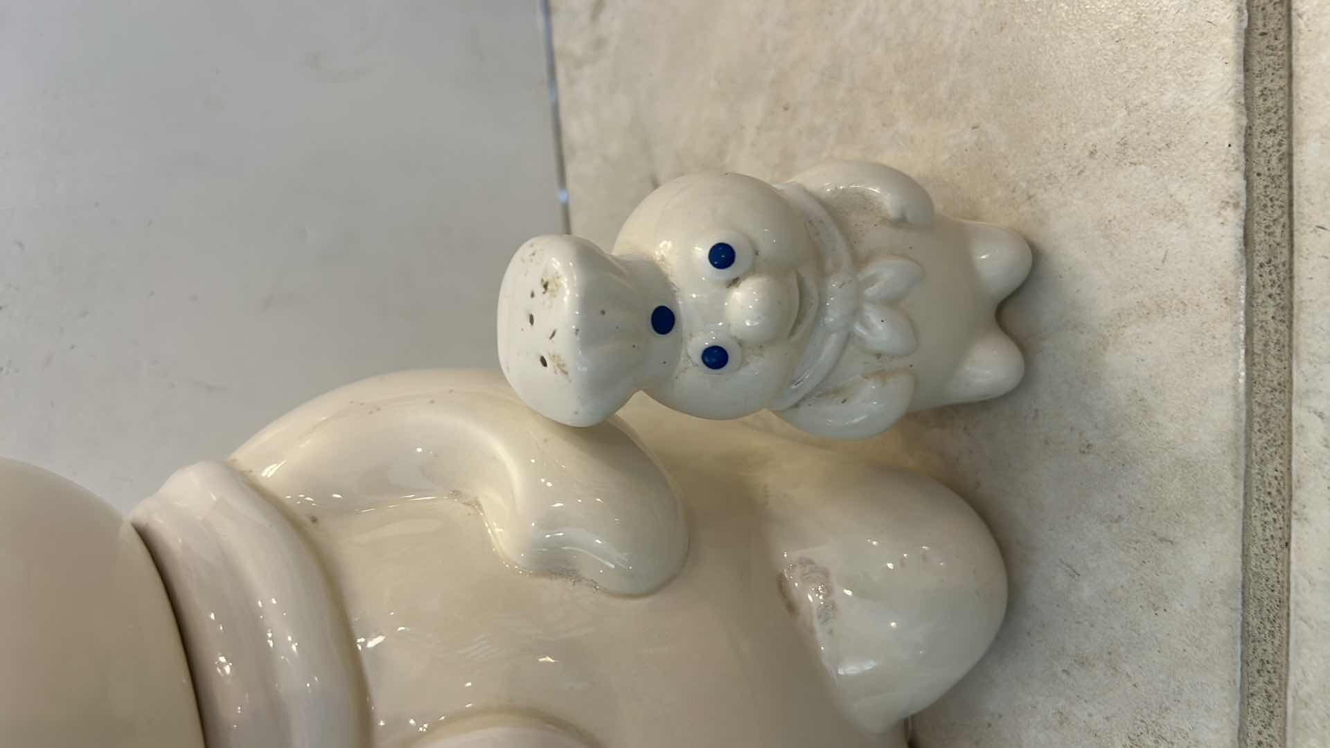 Photo 1 of PILLSBURY DOUGHBOY COOKIE JAR AND SALT SHAKER