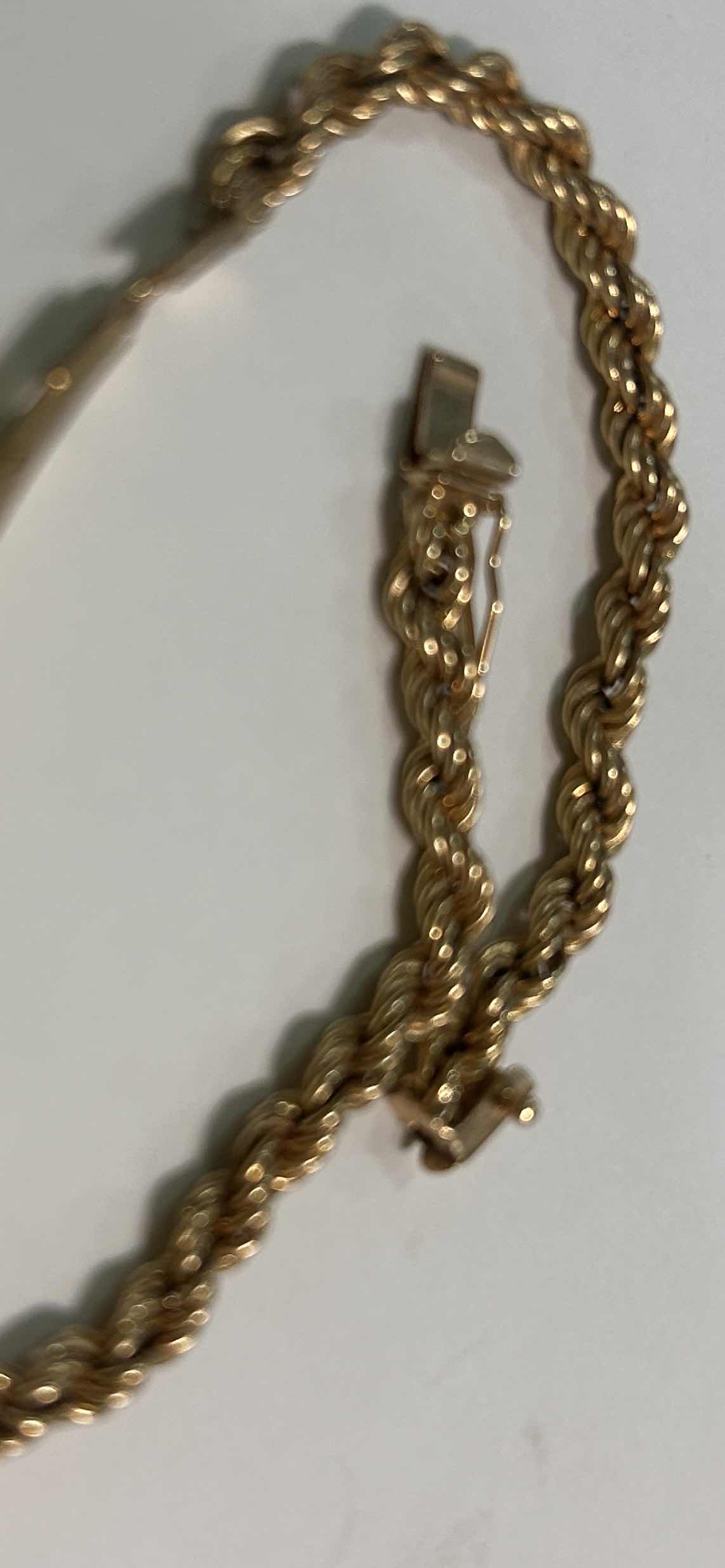 Photo 1 of MENS 14K GOLD “LARRY” BRACELET weight 5.12g