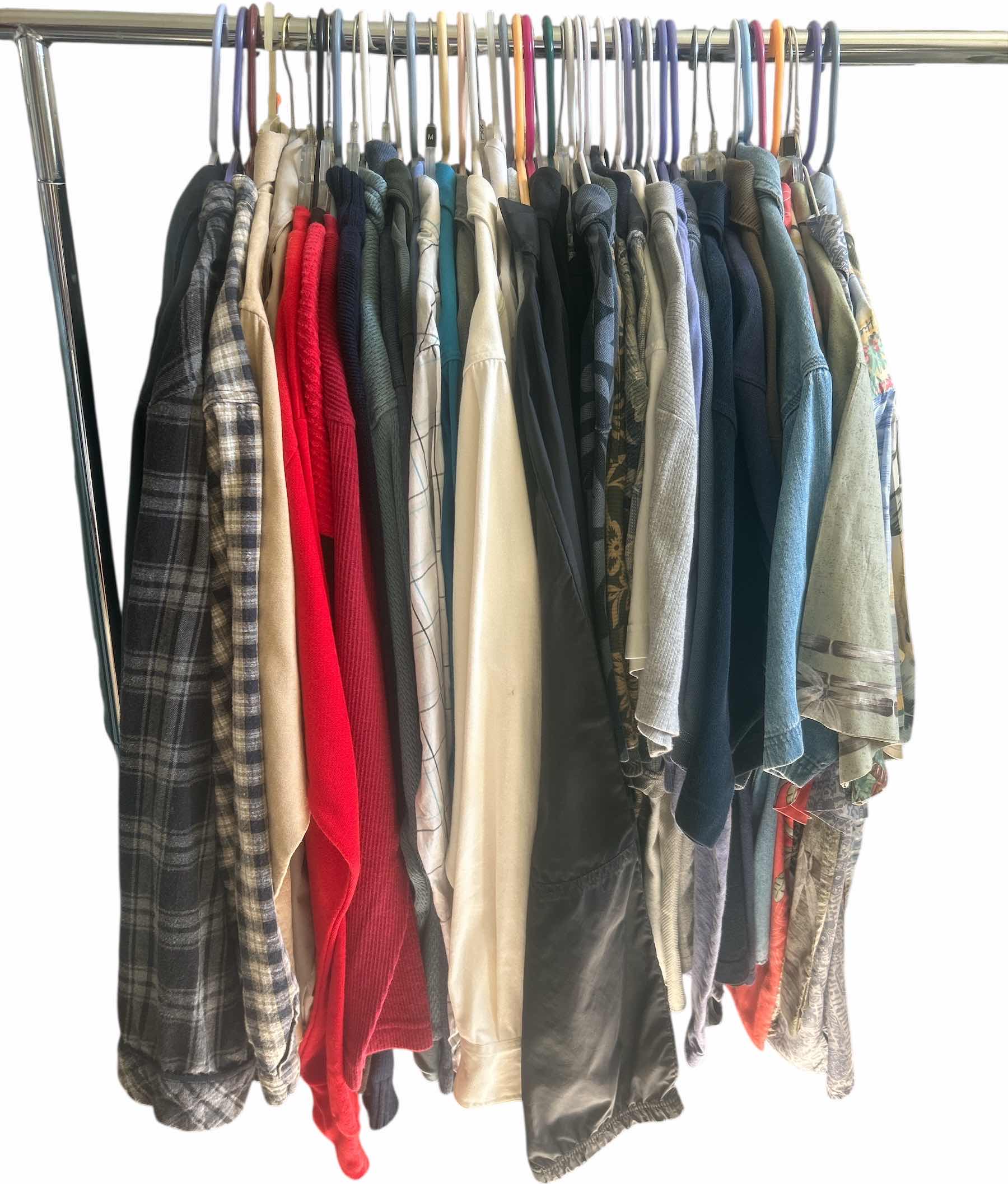 Photo 1 of MENS CLOTHING MOSTLY SIZE LARGE