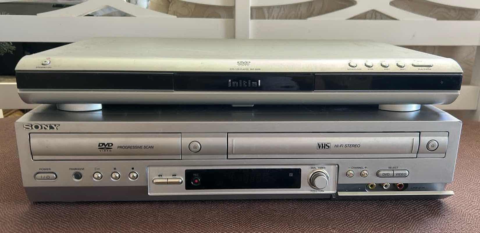 Photo 1 of SONY DVD VHS RECEIVER INITIAL DVD PLAYER