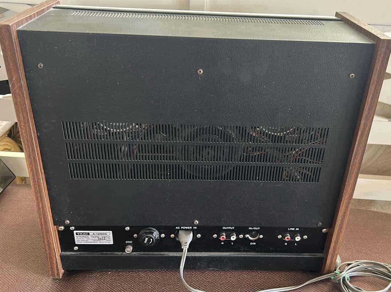 Photo 3 of TEAC A -1250S REEL TO REEL TAPE DECK 